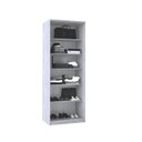 Ver imagem 4 de Módulo 2 Portas 3 Gavetas com Gaveteiro 100% MDF Decor Branco
