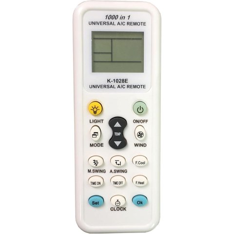 Controle Remoto Universal Ar Condicionado K-1028e 1000 em 1 Lcd Quente Frio