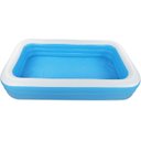Ver imagem 7 de Piscina Inflável Infantil Retangular 03 Anéis Azul Suplayer 180x140x60cm