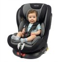 Ver imagem 1 de Cadeira Auto Bebê 0 a 36kg Isofix Rotação 360 Graus Cinza Cadeirinha Carro Giratória Grupos 0 1 2 3