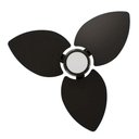 Ver imagem 4 de Ventilador de Teto Com Controle Remoto Natuvent Dahlia Led 3 Pás Madeira Preto 3000k Branco Quente