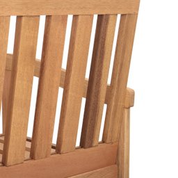 Conjunto para Jardim de Madeira Eucalipto 4 Peças sem Almofada Nature Yescasa - 6