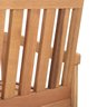Conjunto para Jardim de Madeira Eucalipto 4 Peças sem Almofada Nature Yescasa - 6