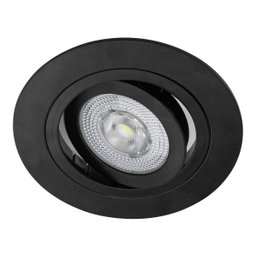Spot Embutir Redondo Conecta Preto p/PAR20 DL152PAR20B Bella St2746 - 1