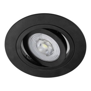 Spot Embutir Redondo Conecta Preto p/PAR20 DL152PAR20B Bella St2746