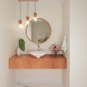 Ver imagem 5 de Espelho Decorativo Redondo 33 cm em MDF
