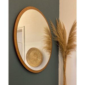 Espelho Decorativo Redondo 33 cm em MDF