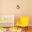 Ver imagem 3 de Pendente Luminária Circus 15 Madeira Sala Moderno Desmontada:branco