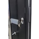 Ver imagem 6 de Porta Pivotante de Alumínio 210 x 100cm com Friso 30 Esquadrias Bergamo Abertura Direita Preto