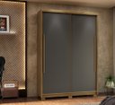 Ver imagem 1 de Guarda-roupa Dubai Infinity 163cm 2 Portas de Correr Mdf - Alasca/nature Flex Camarim Vila Rica