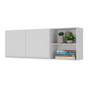 Ver imagem 1 de Armário de Cozinha Aéreo 150 cm 2 Portas Veneza Multimóveis MP3741.891 Branco