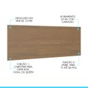 Ver imagem 2 de Painel Cabeceira Selene Cama Box Queen 160x60cm Mdp Carvalho Menu Móveis