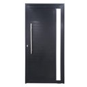 Ver imagem 2 de Porta Pivotante de Alumínio 210 X 100cm com Visor 30 Esquadrias Bergamo Abertura Esquerda