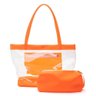 Bolsa Feminina Praia e Piscina Bolsa Transparente Laranja - 3
