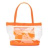 Bolsa Feminina Praia e Piscina Bolsa Transparente Laranja - 1