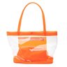 Bolsa Feminina Praia e Piscina Bolsa Transparente Laranja - 2