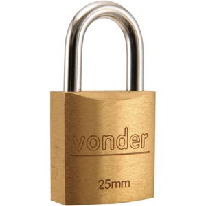 Cadeado em Latão 25mm Vonder