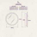 Ver imagem 6 de Espelho Decorativo Redondo 80 cm em MDF