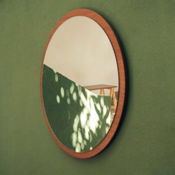 Espelho Decorativo Redondo 70 cm em MDF - 1