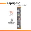 Ver mais imagens de Armário Multiuso para Lavanderia 1 Porta 4 Prateleiras Madrid