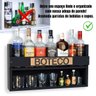 Mini Barzinho Bar Adega Parede Porta Copos Expositor Bebidas Garrafas - 2