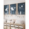 Kit 3 Quadros Decorativos Infantil Animais Fundo Oceano No6 - 1