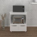 Ver mais imagens de Balcao Multiuso Com Nicho 75cm 9450 Branco Mobbs