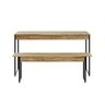 Mesa De Jantar Com 1 Banco Estilo Industrial - 2