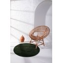 Ver imagem 3 de Tapete Redondo Minimalista 1m X 1m Cor Verde Musgo