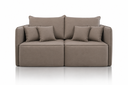 Ver imagem 1 de Sofá Modular Búzios - Conforto, Versatilidade e Design Contemporâneo:Veludo Marrom/1,80 sem Chaise