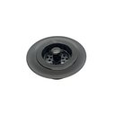 Ver imagem 1 de Válvula para Pia Americana 3.1/2 Metal Preto Fosco e Cesto ABS