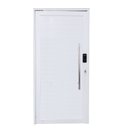 Ver imagem 1 de Porta Pivotante de Alumínio 210 X 100cm com Puxador e Fechadura Digital 30 Direita Esquadrias Bergam