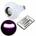 Ver imagem 1 de Lâmpada Led 12w E27 Rgb Colorida com Caixa de Som