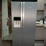 Vinil Adesivo Envelopamento Aço Inox Prata Escovado Alumínio Geladeira Fogão Microondas Porta 2x1mt - 4