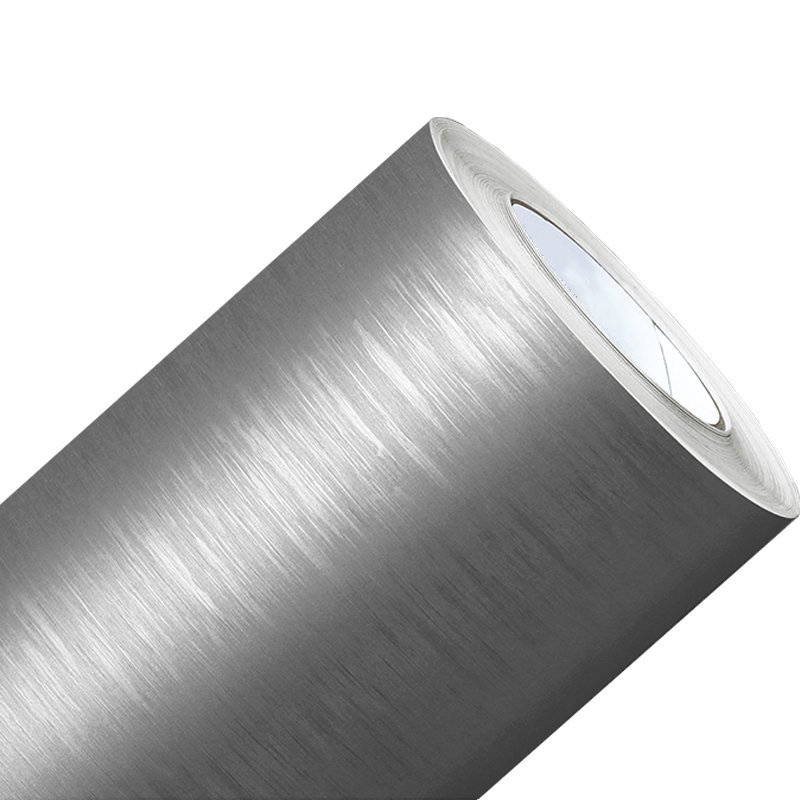 Vinil Adesivo Envelopamento Aço Inox Prata Escovado Alumínio Geladeira Fogão Microondas Porta 2x1mt