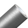 Vinil Adesivo Envelopamento Aço Inox Prata Escovado Alumínio Geladeira Fogão Microondas Porta 2x1mt - 1