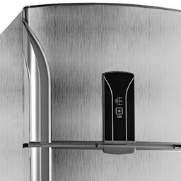 Vinil Adesivo Envelopamento Aço Inox Prata Escovado Alumínio Geladeira Fogão Microondas Porta 2x1mt - 5