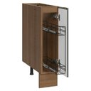 Ver imagem 2 de Balcão Porta-temperos 20cm 1 Porta (sem Tampo) Rustic/branco Veludo Lux Madesa