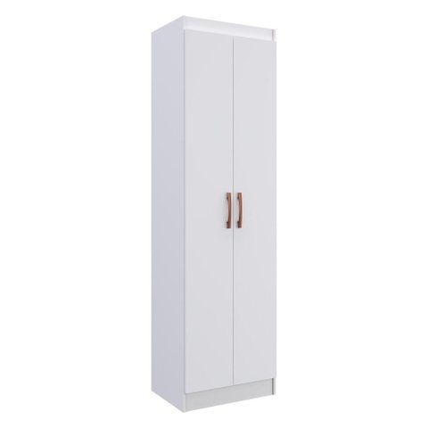 Armário 2 Portas Lavanderia Multiuso Multimóveis VCR8002 Branco