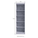 Ver imagem 3 de Armário 2 Portas Lavanderia Multiuso Multimóveis VCR8002 Branco