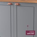 Ver mais imagens de Cozinha Pérola com Rodapé 2 Peças Balcão 3 Gavetas 2 Portas e Balcão 2 Portas Yescasa Cinza/Freijó