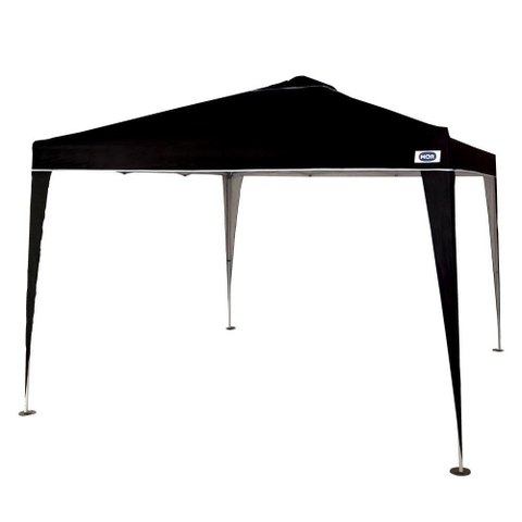 Tenda Gazebo Praia Dobrável Preta Sanfonada 3 X 3 M Mor