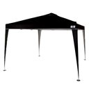 Ver imagem 1 de Tenda Gazebo Praia Dobrável Preta Sanfonada 3 X 3 M Mor