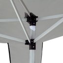 Ver imagem 5 de Tenda Gazebo Praia Dobrável Preta Sanfonada 3 X 3 M Mor