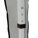 Ver imagem 6 de Tenda Gazebo Praia Dobrável Preta Sanfonada 3 X 3 M Mor