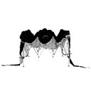 Ver imagem 4 de Tenda Gazebo Praia Dobrável Preta Sanfonada 3 X 3 M Mor