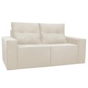 Ver imagem 1 de Sofá 1,80 Moderno 2 Lugares Confortável Onix Cor:bege