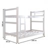 Beliche Aconchego 100% Mdf com Escada e Grade de Proteção Branco - Panorama Móveis - 4