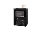 Ver imagem 2 de Gabinete Cooktop Adriana Preto C/tampo Fogão 4 ou 5 Bocas - Ajl Móveis