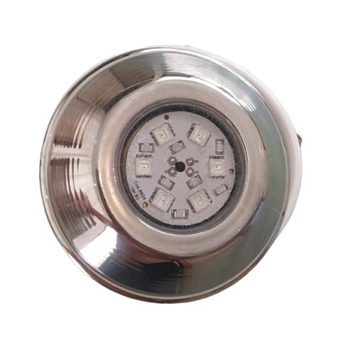 Kit 3 Refletor Spot Led Piscina Inox Prova Agua Rgb 6w Smd